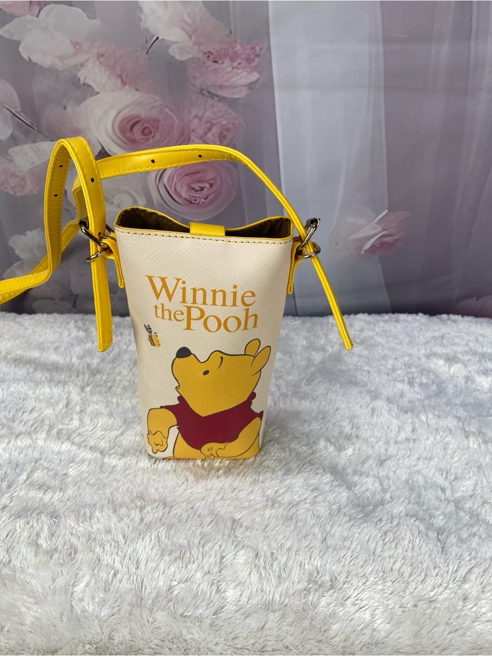 Winnie the Pooh Yellow Crossbody Phone Bag